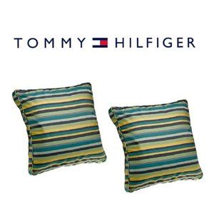 2 brand new Tommy Hilfiger DHARMA European EURO Pillow Shams